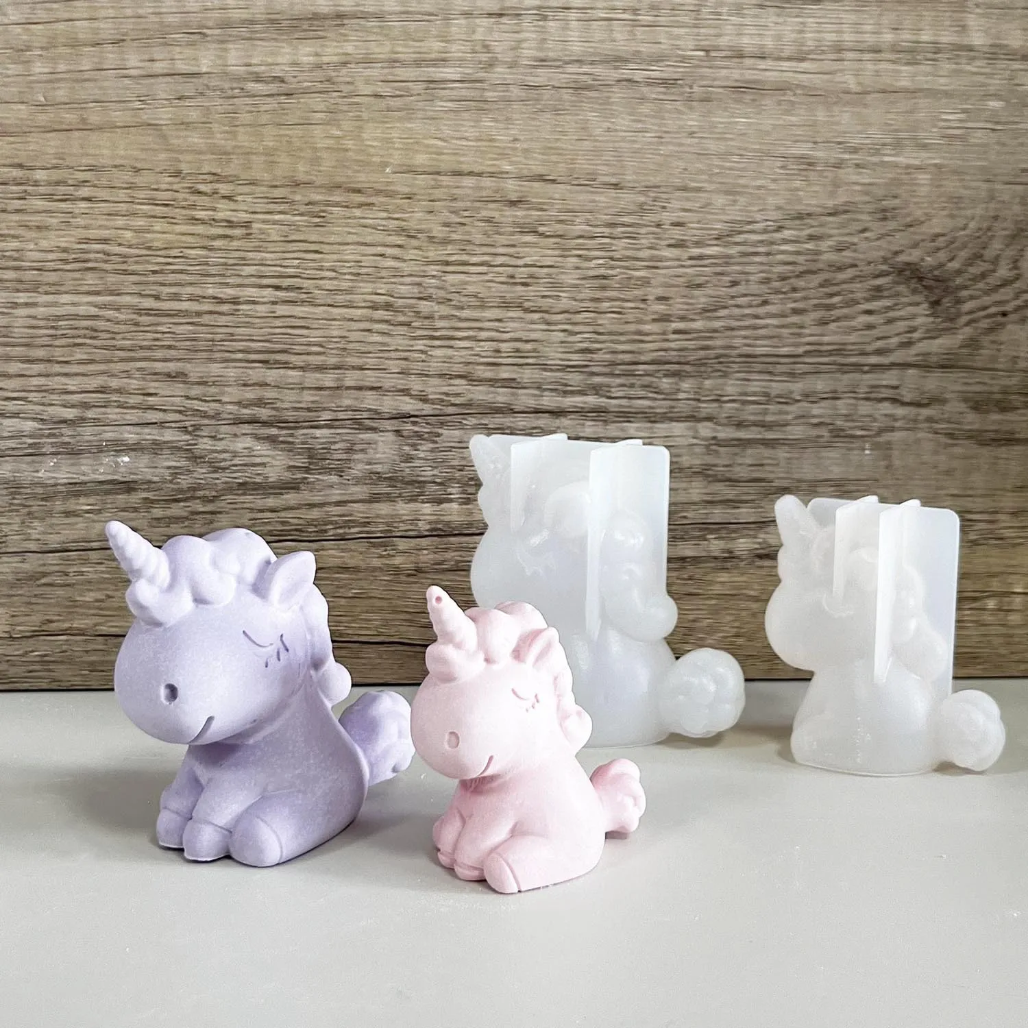 Soap Mold Silicone Loaf - 3D Geometric Silicone Unicorn Cat Deer