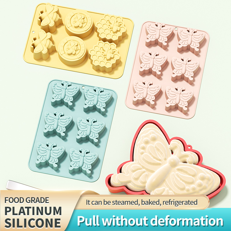 Soap Making Recipes - 6 Hole 3D Insect Butterfly Silicone