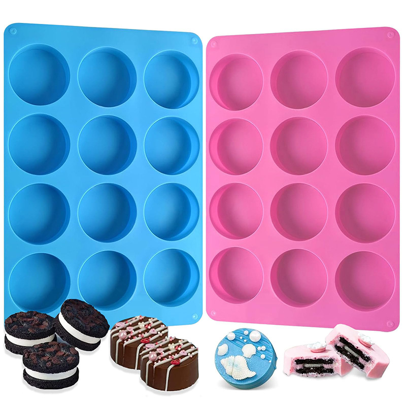 Round Silicone Molds 12-Cavity - Soap Mold Silicone Loaf 评论和价格