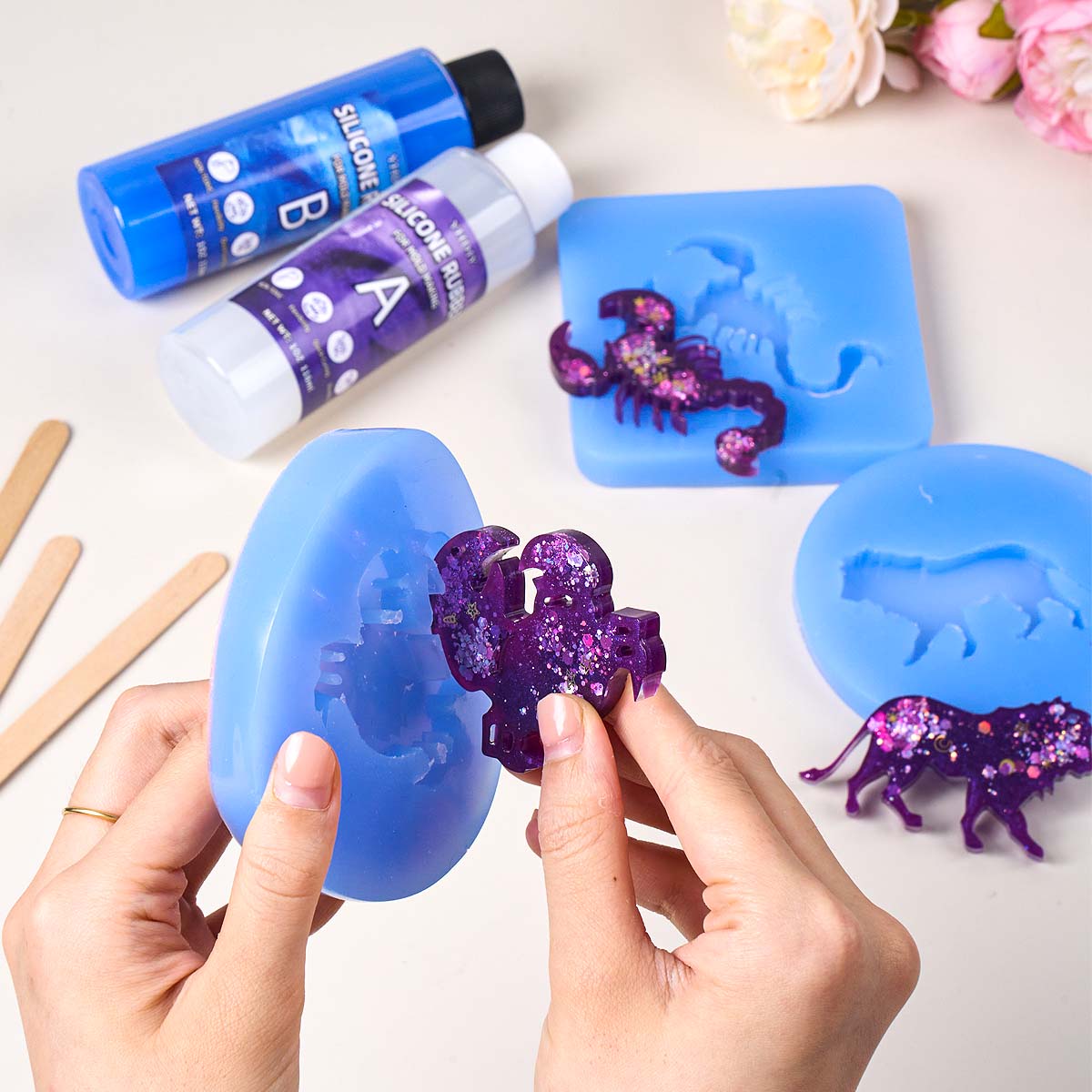 118ml/296ml Silicone Mold Maki - Soap Making Kit 评论和价格