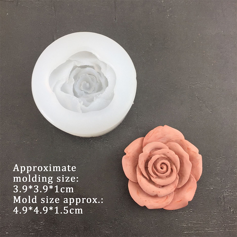 3D Rose Flower Shape Leaf Sili - Soap Making Kit 评论和价格