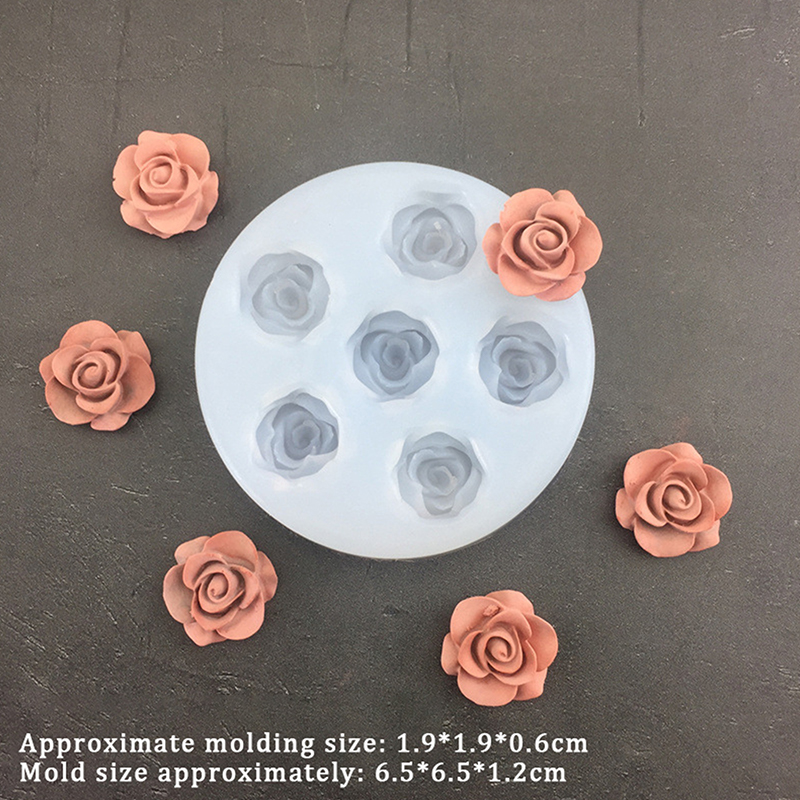 3D Rose Flower Shape Leaf Sili - Soap Making Kit 评论和价格