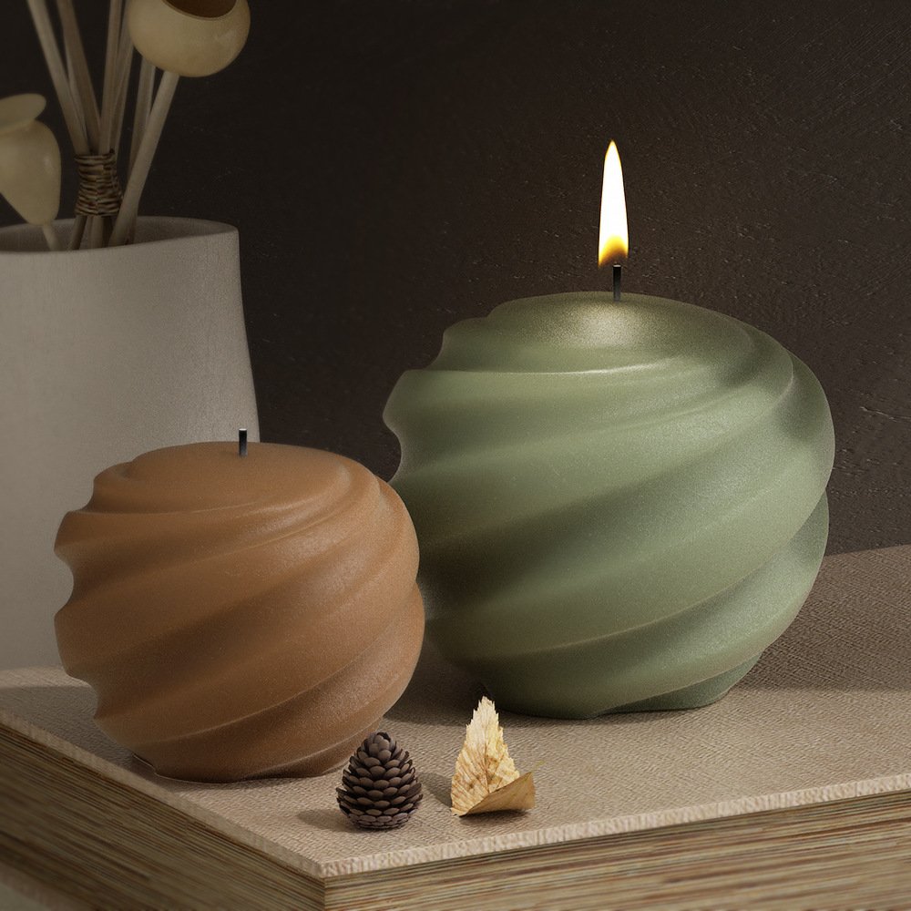 Rotating Planet Silicone Candl - Soap Making Recipes 评论和价格