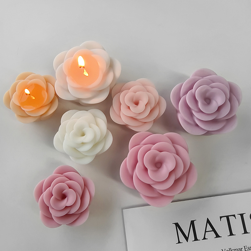 DIY Rose Flowers Silicone Mold - Soap Making Recipes 评论和价格