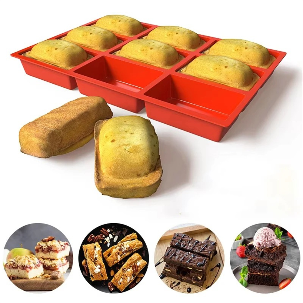 Big 9-Cavity Silicone Mini Loa - Soap Mold Silicone Loaf 评论和价格