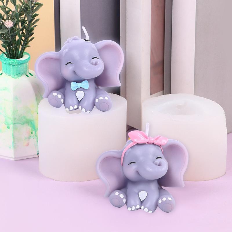 Cute 3D Elephant Silicone Cand - Soap Making Kit 评论和价格