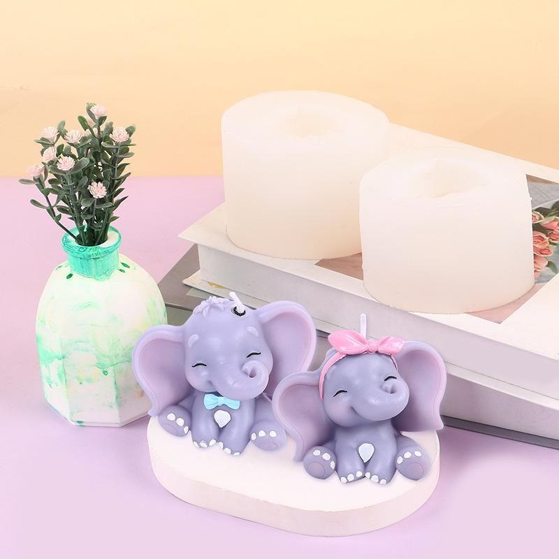 Cute 3D Elephant Silicone Cand - Soap Making Kit 评论和价格
