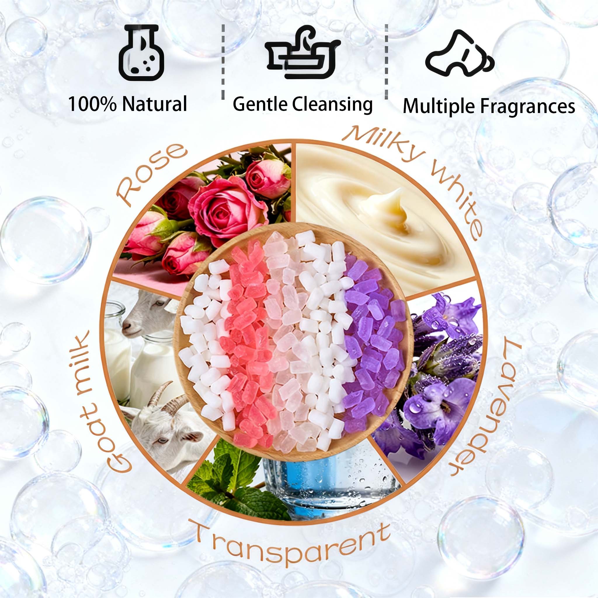 200g Scented Soap Base Glyceri - Soap Making Material Wholesale 评论和价格
