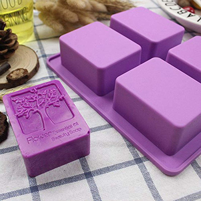 Rectangle Life Tree Silicone S - Soap Making Books 评论和价格