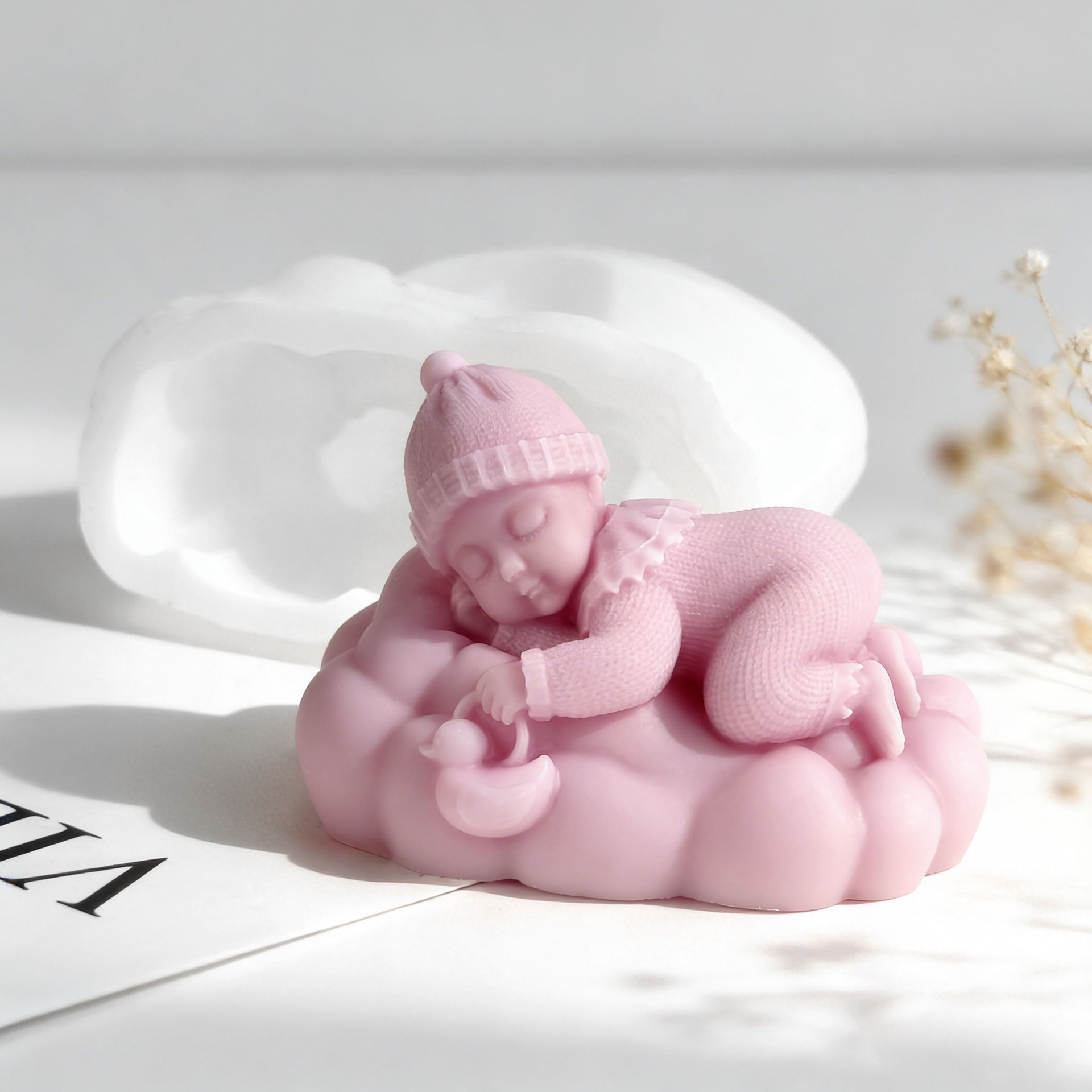 DIY Sleeping Baby Silicone Can - Soap Making Recipes 评论和价格