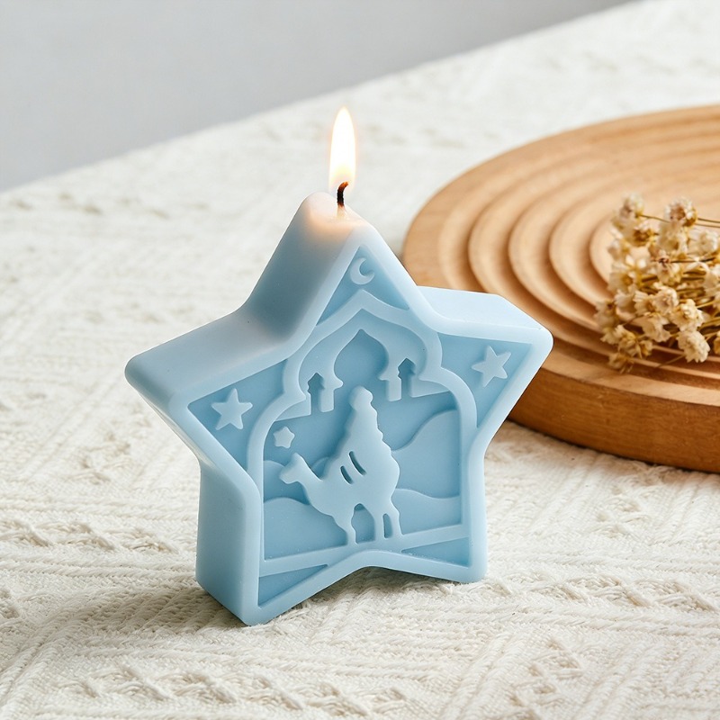 mosque candle mold soft star m - Soap Making Gel 评论和价格