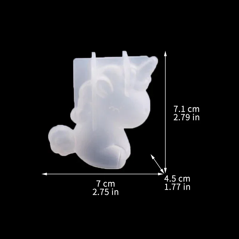 3D Geometric Silicone Unicorn  - Soap Mold Silicone Loaf 评论和价格