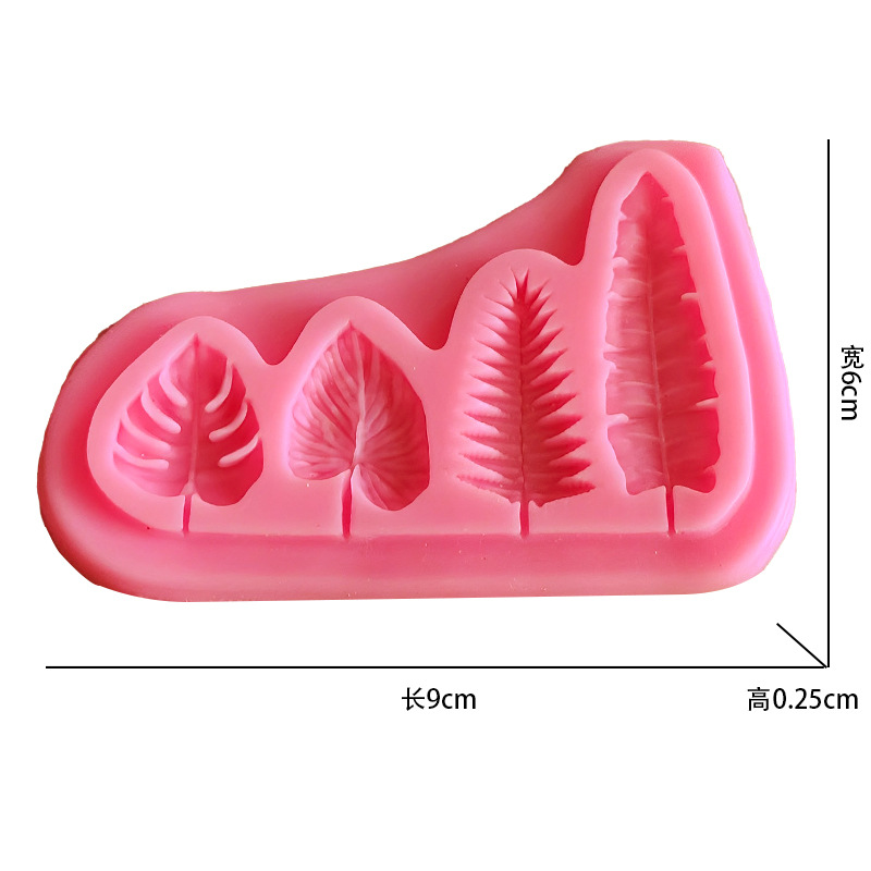 Palm Leaves And Turtle Leaf Si - Soap Mold Silicone Loaf 评论和价格