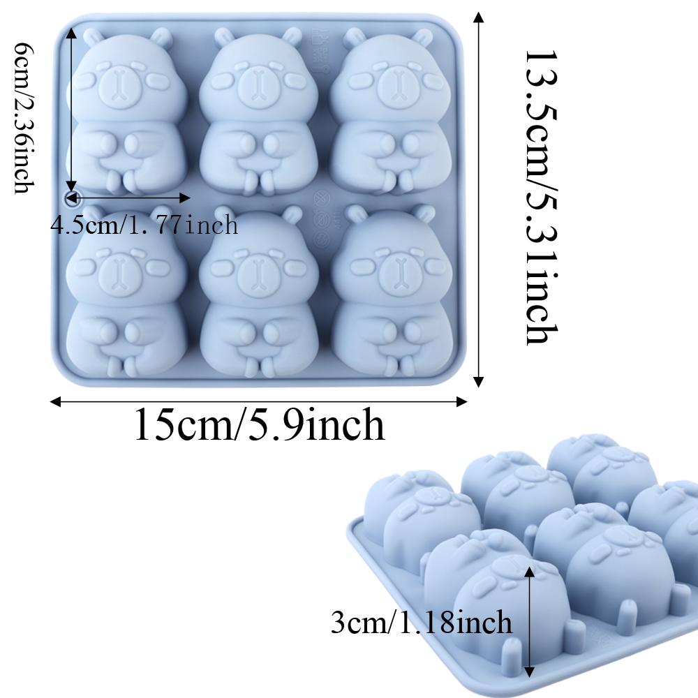 1 Silicone Cake Mold in the Sh - Soap Making Accessories 评论和价格
