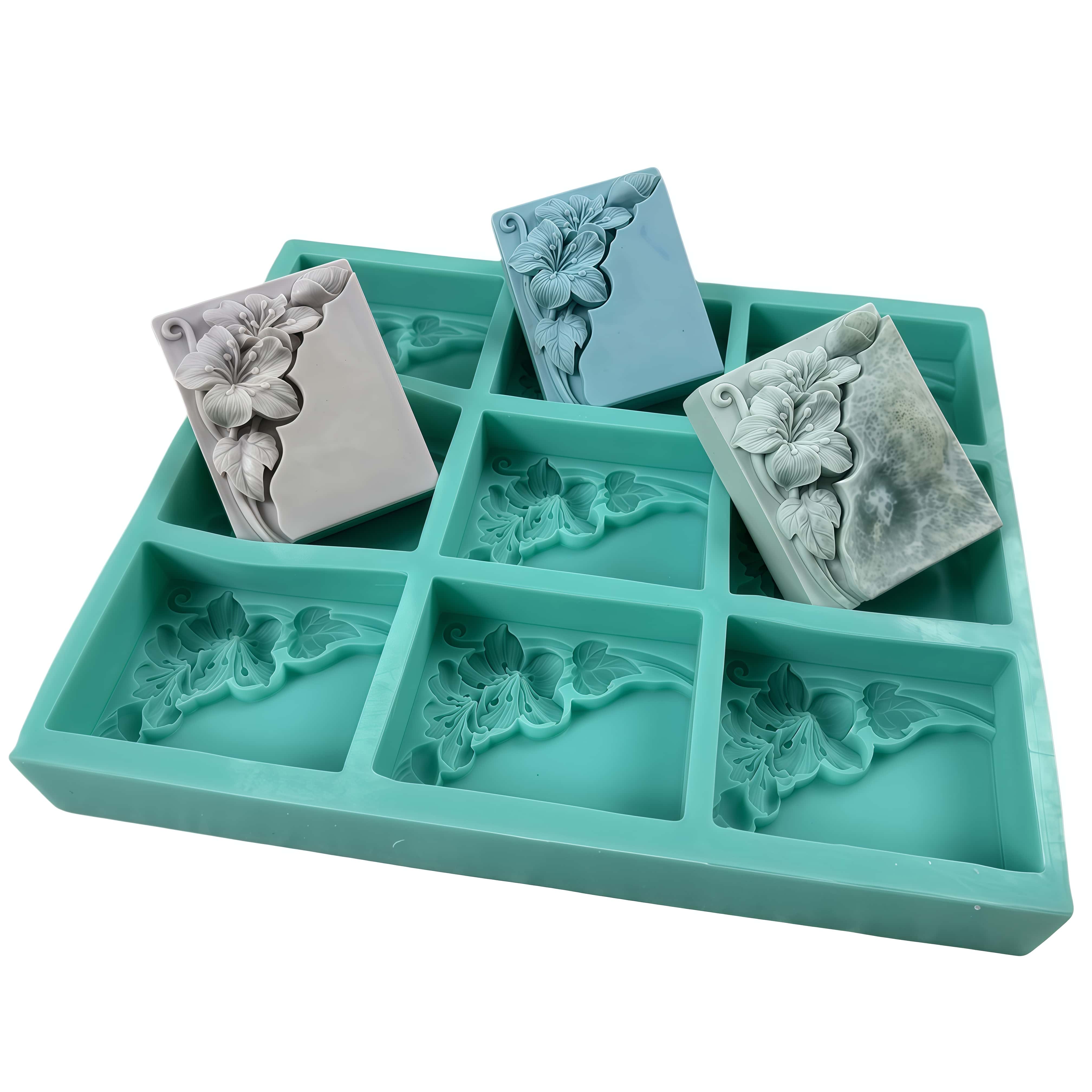 9 Cavities Tung Flower Soap Mo - Soap Making Books 评论和价格