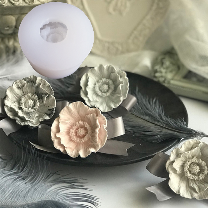 Hot Poppy Candle Moulds Soap M - Soap Making Recipes 评论和价格