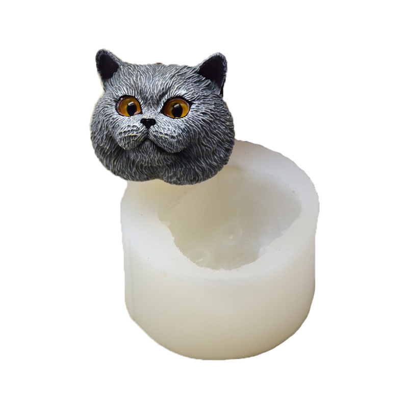Silicone Mold Short-haired Cat - Soap Making Kit 评论和价格