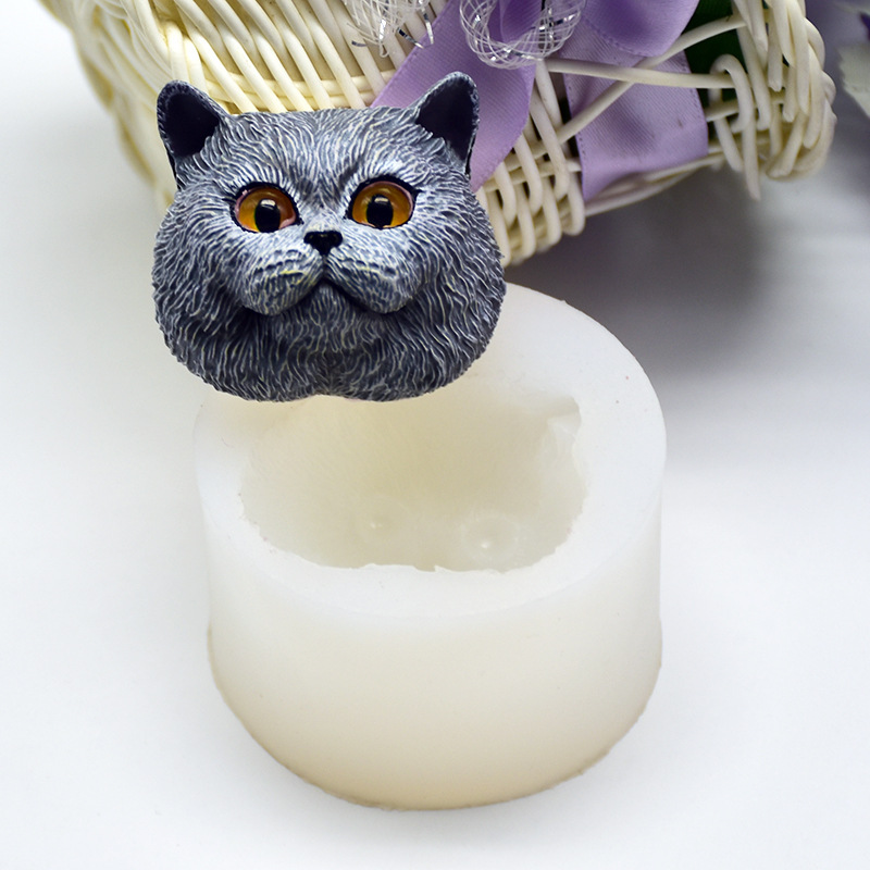 Silicone Mold Short-haired Cat - Soap Making Kit 评论和价格
