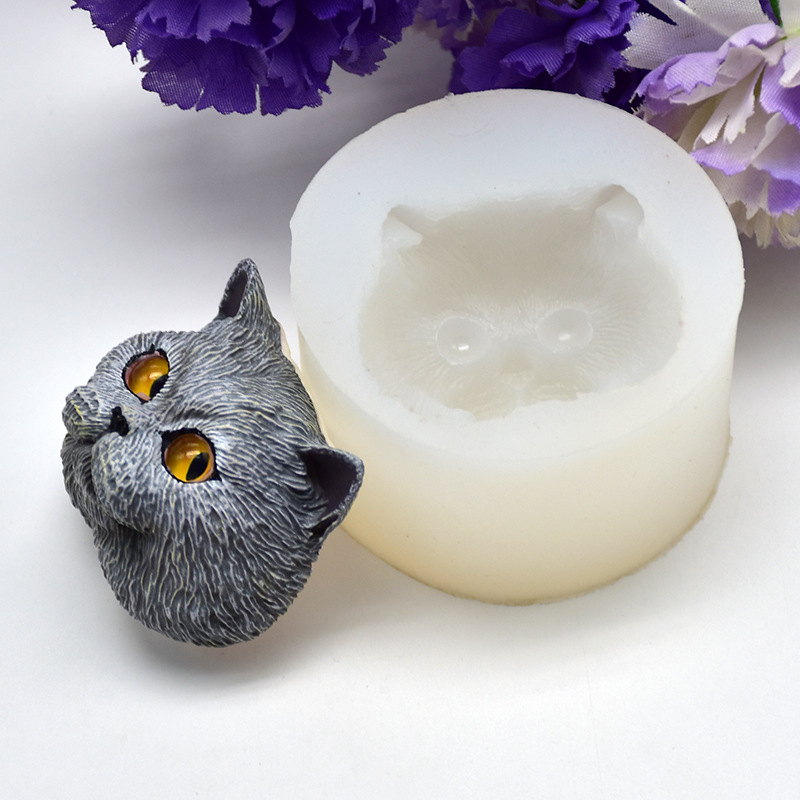 Silicone Mold Short-haired Cat - Soap Making Kit 评论和价格