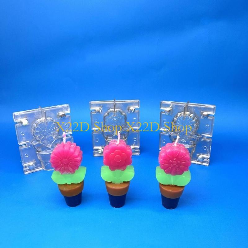X22D Potted Plant Flower Mold  - Soap Making Pot 评论和价格