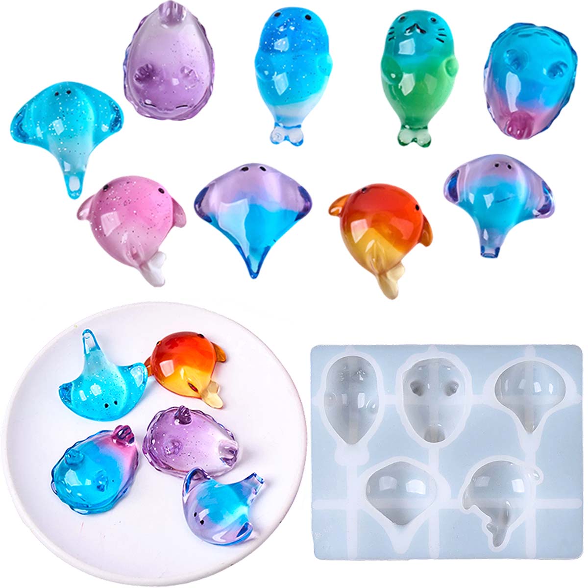 3D Healing Kawaii Manta Ray Wh - Soap Making Kit 评论和价格