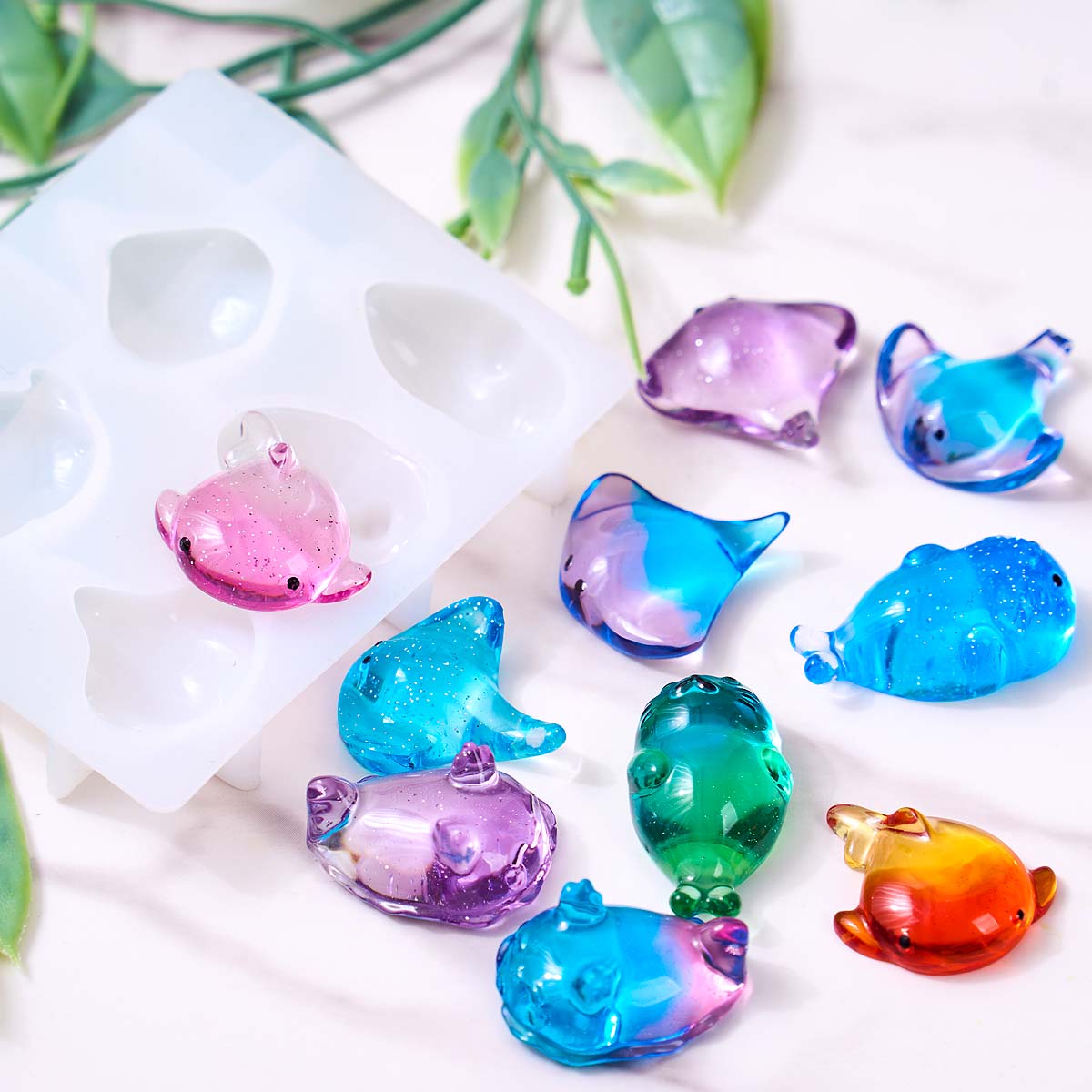 3D Healing Kawaii Manta Ray Wh - Soap Making Kit 评论和价格