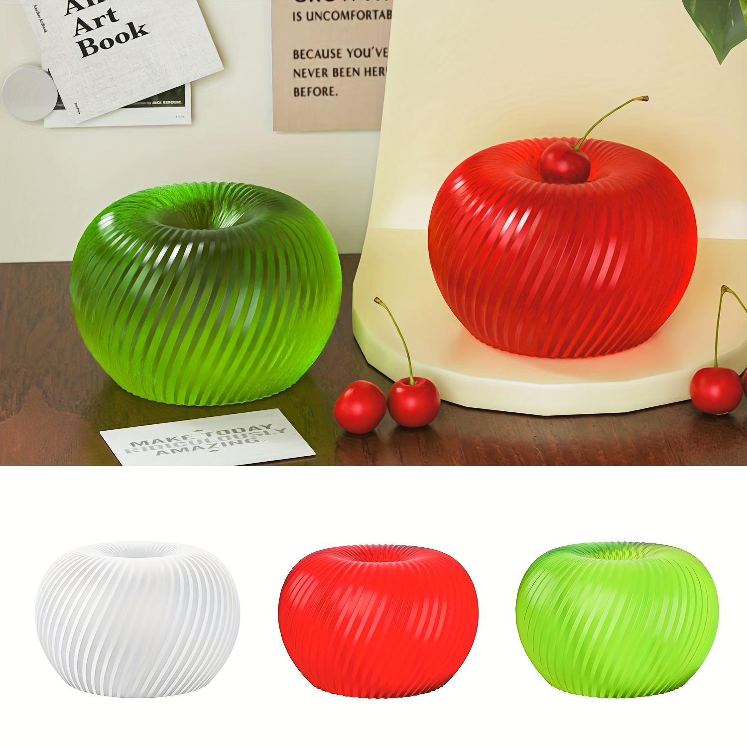 A trendy red apple silicone mo - Soap Making Kit 评论和价格