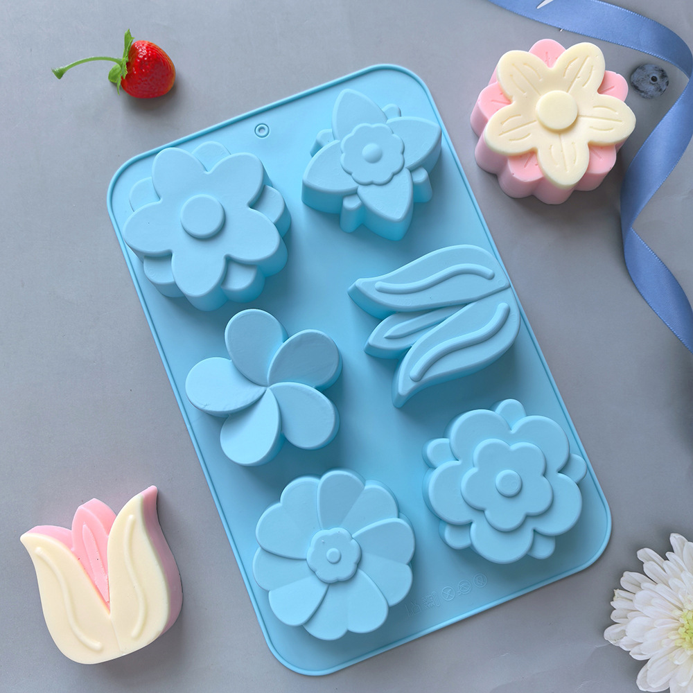 kinds Flower Silicone Molds Di - Soap Mold Silicone Loaf 评论和价格
