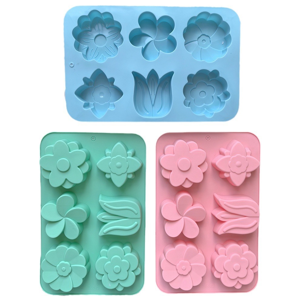 kinds Flower Silicone Molds Di - Soap Mold Silicone Loaf 评论和价格