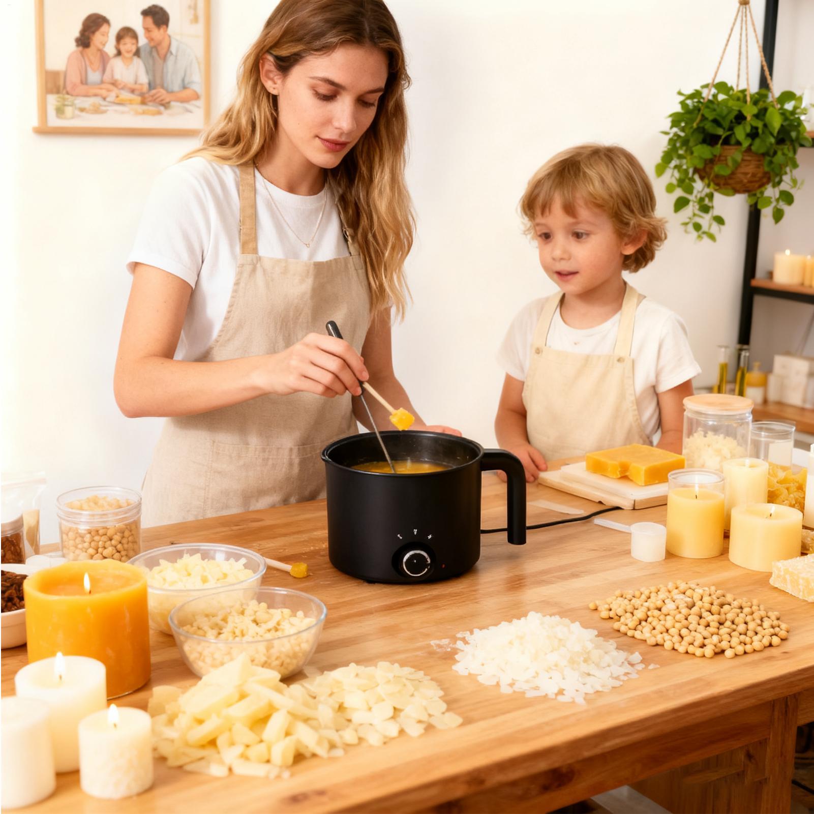 Candle Wax Melter 1.5L Electri - Soap Making Pot 评论和价格