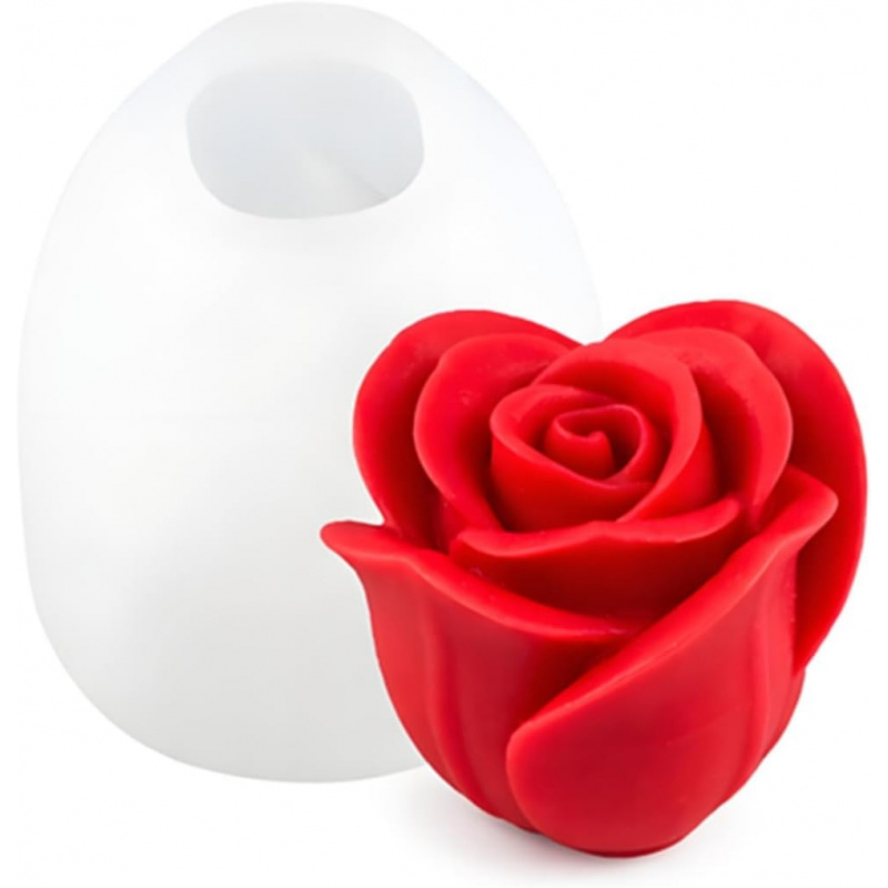 1 Pieces3DRose silicone mold，F - Soap Making Gel 评论和价格